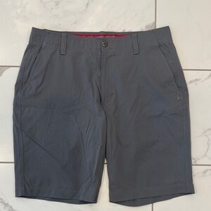 Under Armour Men's Charcoal Flat Front Shorts